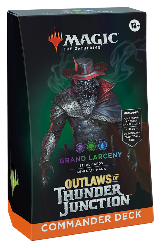 Magic the Gathering: Outlaws at Thunder Junction "Grand Larceny" Commander Deck