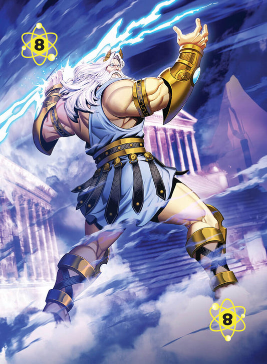 Overpower CCG Illustrated Sleeves: Zeus