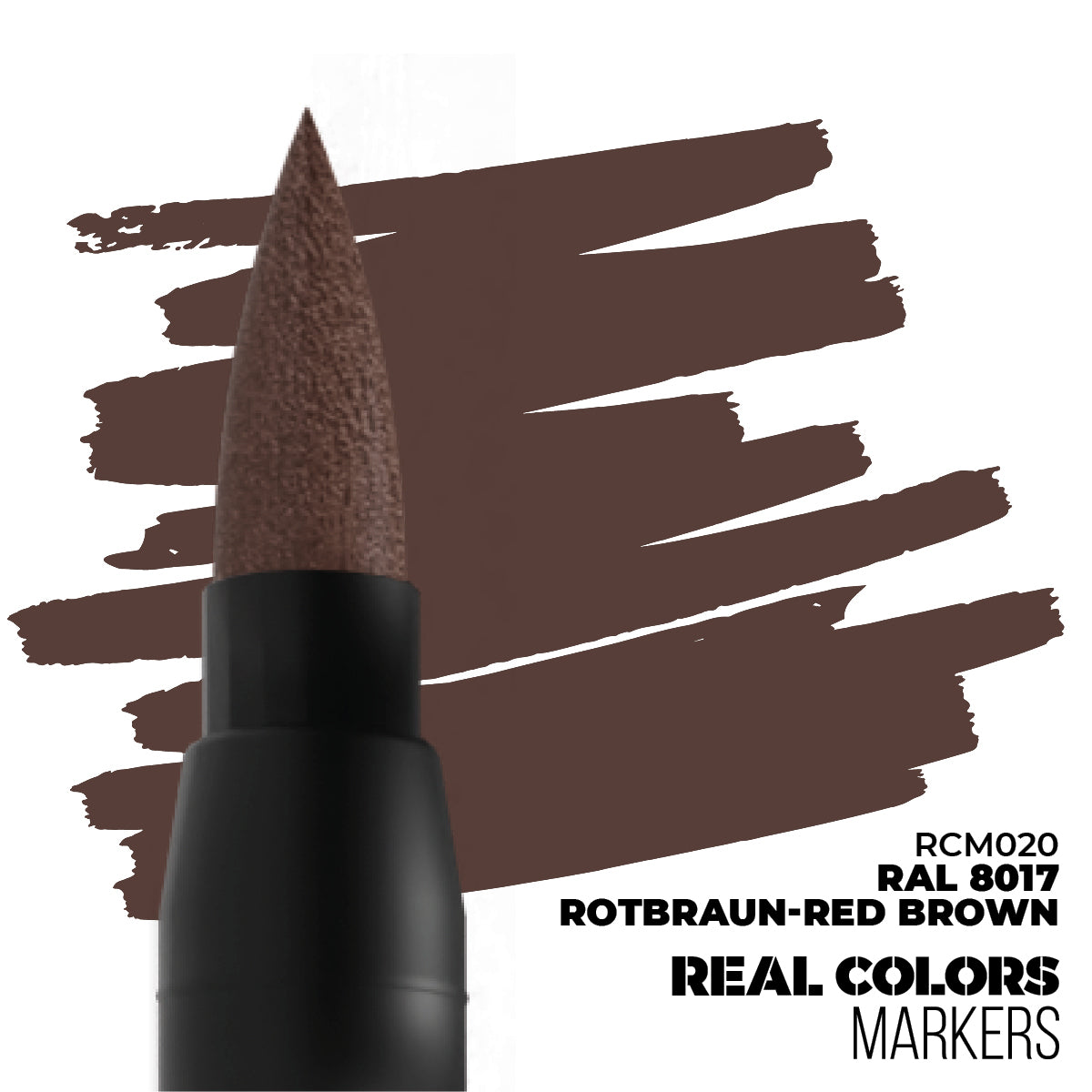 RAL 8017 ROTBRAUN-RED BROWN  [RCM020] - RC MARKER - AK INTERACTIVE