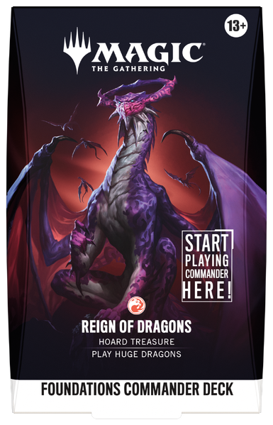 PREORDER: Magic: The Gathering - Foundations Reign of Dragons Commander Deck