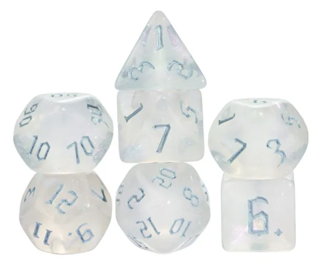 UD Gothic "Pixie Dust" Glitter Standard Dice Set