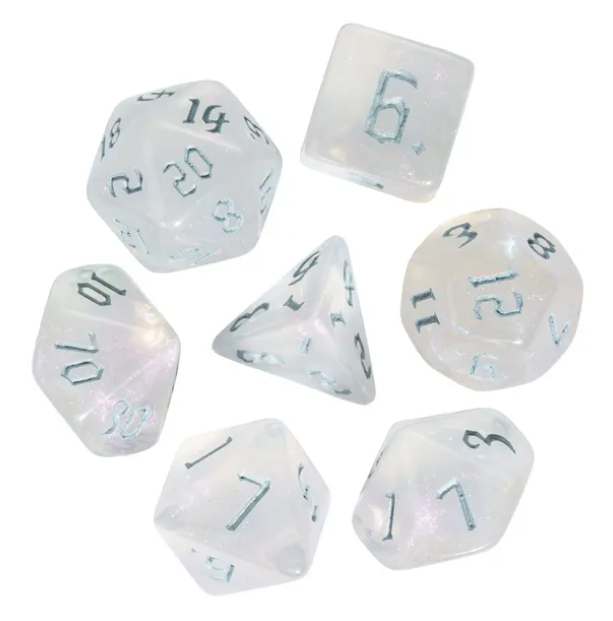 UD Gothic "Pixie Dust" Glitter Standard Dice Set