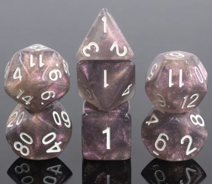 HD "Dark Moon" Aurora Standard Dice Set