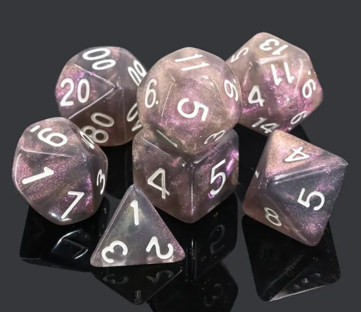 HD "Dark Moon" Aurora Standard Dice Set