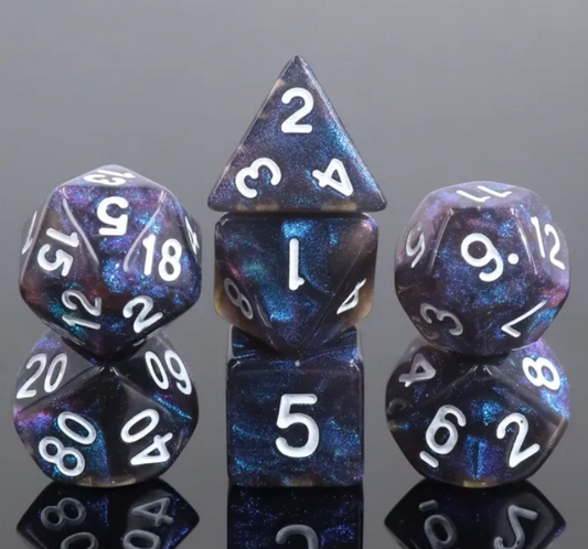 HD "Black Hole" Aurora Standard Dice Set