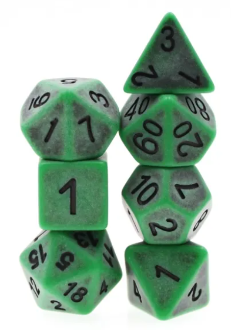 HD Opaque Standard Dice Set | Ancient Moss