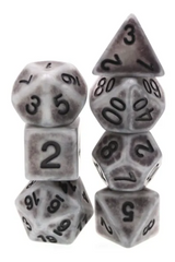 HD Opaque Standard Dice Set | Ancient Steel