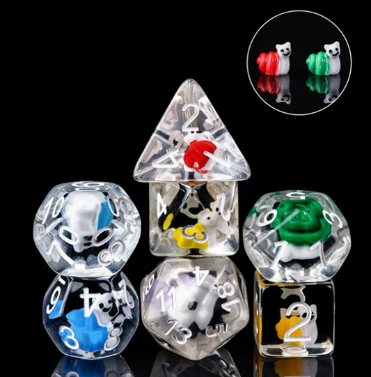 UD Creature Inclusion Standard Dice Set | Snail (Rainbow)