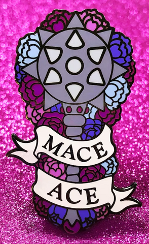 Pride Armory Pins - Mace Ace