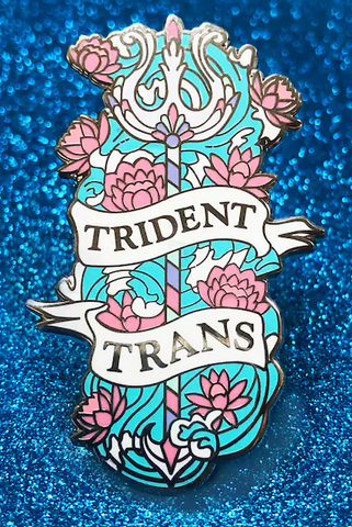 Pride Armory Pins - Trident Trans