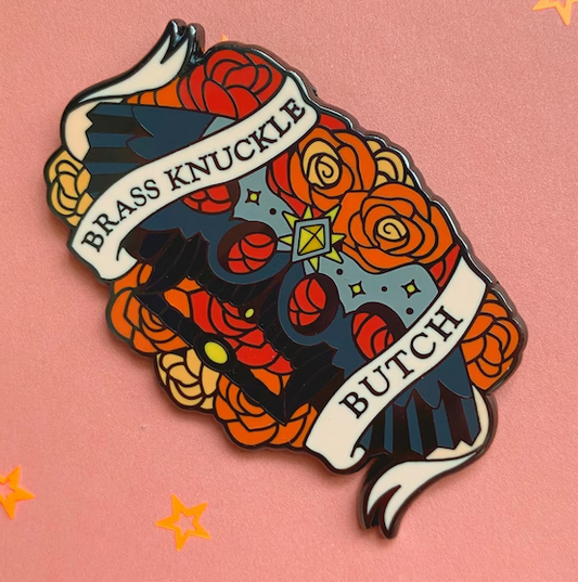 Pride Armory Pins | Brass Knuckle Butch