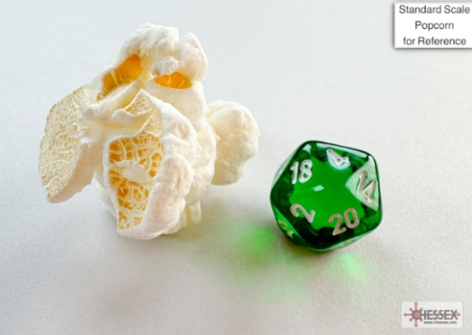 Mini-hedral Translucent 7DPoly Dice Set | Green