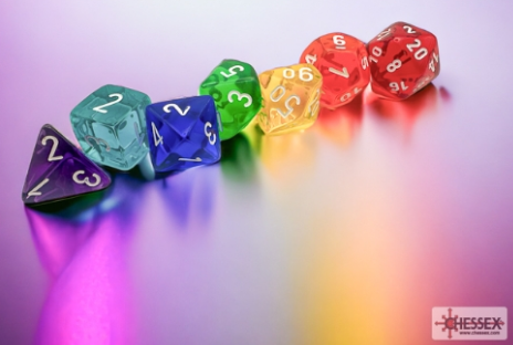7DPoly Translucent Dice Set | Prism