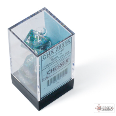 7DPoly Speckled Series Dice Set | Sea