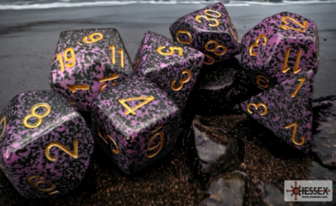 7DPoly Speckled Series Dice Set | Hurricane