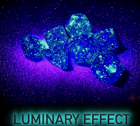 7DPoly Borealis Series Dice Set | Luminary Purple