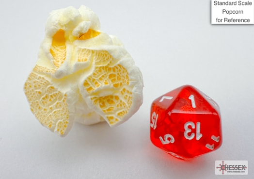 Mini-hedral Translucent 7DPoly Dice Set | Red