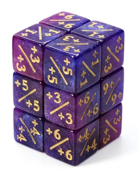 HD MTG 12D6 Positive Counter Dice Set | Nebula