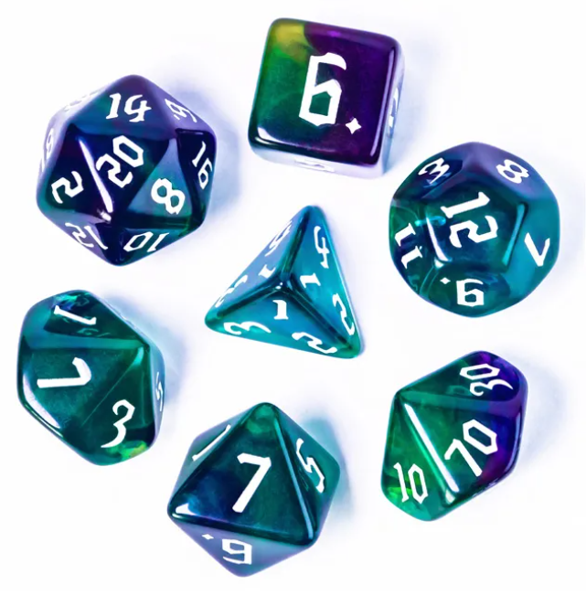 UD Gothic "Mermaid" Blend Standard Dice Set