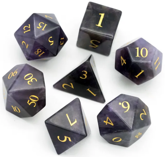 UD Gemstone Standard Dice Set | Amethyst