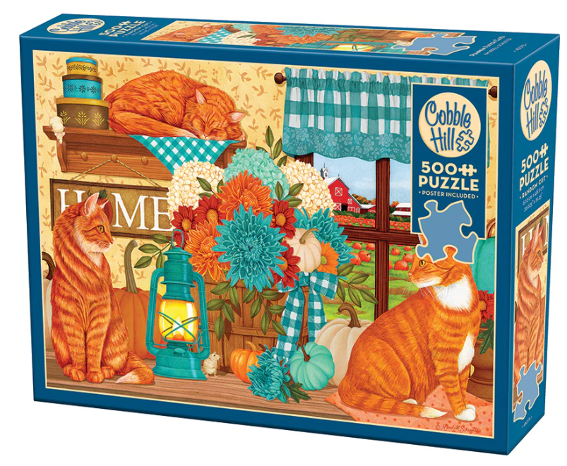 Pumpkin Patch Cats | 500pc puzzle
