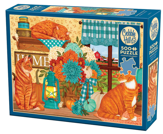 Pumpkin Patch Cats | 500pc puzzle