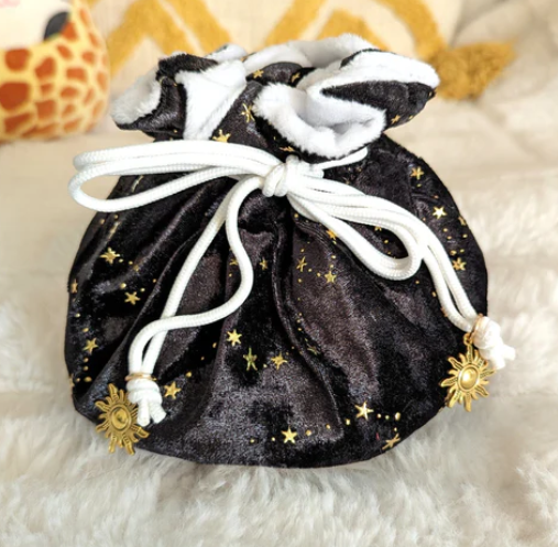 F&F Pocket Dice Bag | Black Star