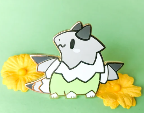 Chaobunny Arts Pride Dragon Enamel Pins