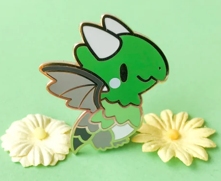 Chaobunny Arts Pride Dragon Enamel Pins