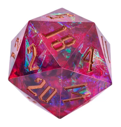 UD GIANT Resin Sharp Edge 33MM D20 | Garnet