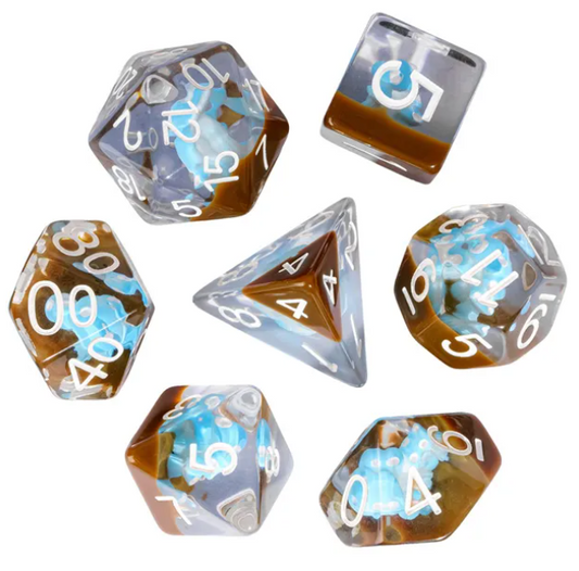UD Floral Inclusion Standard Dice Set | Mushroom (Kōkako)