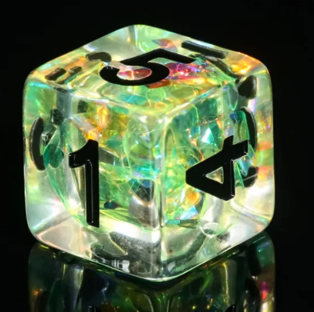 HD "Solar Blade" Flake Standard Dice Set