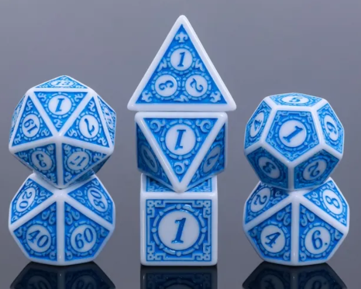 HD Opaque Standard Dice Set | The Magic (Blue)