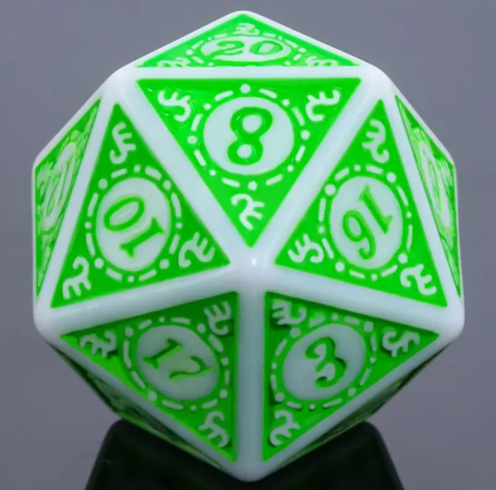 HD Opaque Standard Dice Set | The Magic (Green)