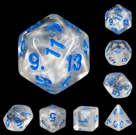 HD "Winter's Waltz" Blend Standard Dice Set