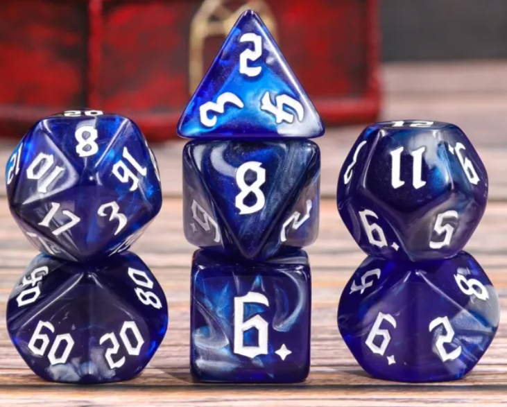 HD "Cold Iron" Blend Standard Dice Set