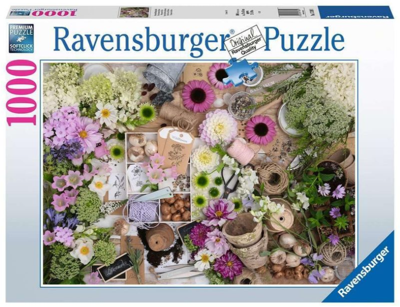 sale - Colorful Floral Love | 1000 Pc Puzzle