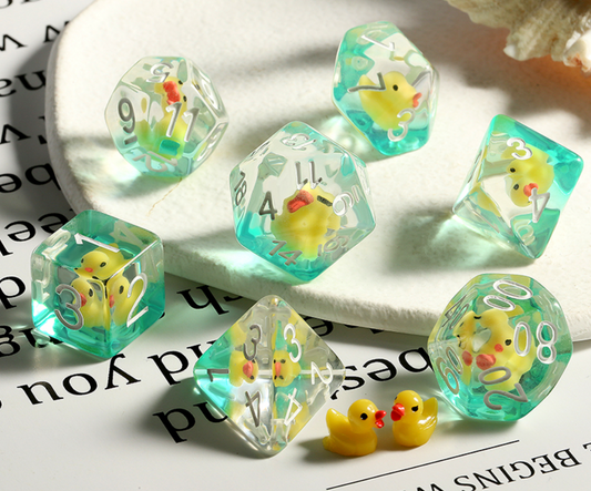 DH Object Inclusion Standard Dice Set | Rubber Duck