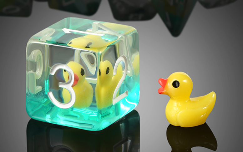 DH Object Inclusion Standard Dice Set | Rubber Duck