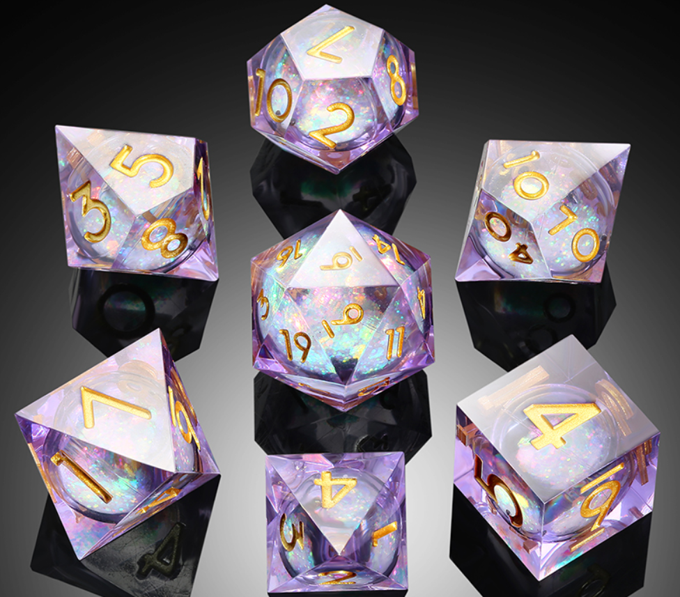 DH Liquid Core Standard Dice Set | Ethereal