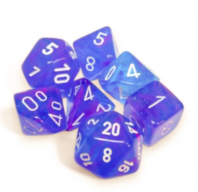 7DPoly Nebula Series Dice Set | Aura