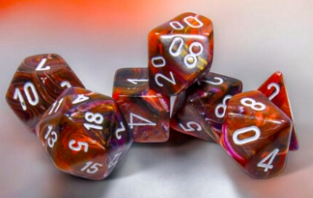 7DPoly Festive Series Dice Set | Symphony