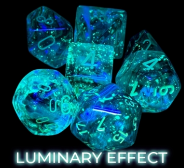 7DPoly Borealis Series Dice Set | Luminary Kelp