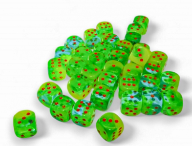 36D6 Gemini Series Dice Set | Plasma