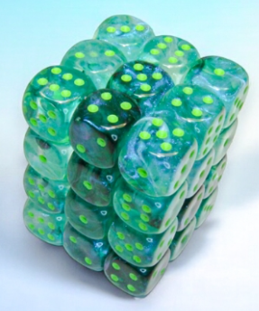 36D6 Borealis Series Dice Set | Luminary Kelp