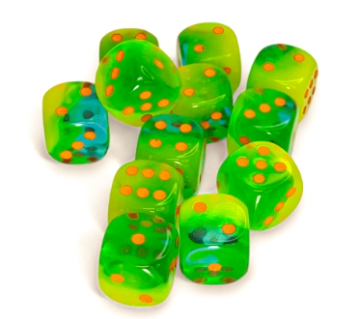 12D6 Gemini Series Dice Set | Luminary Plasma
