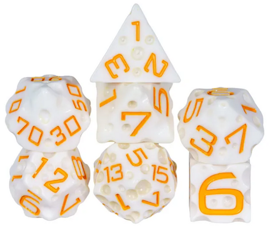 UD Cheese Standard Dice Set | White Cheddar