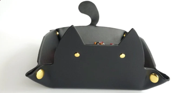 F&F Cat Dice Tray | Black