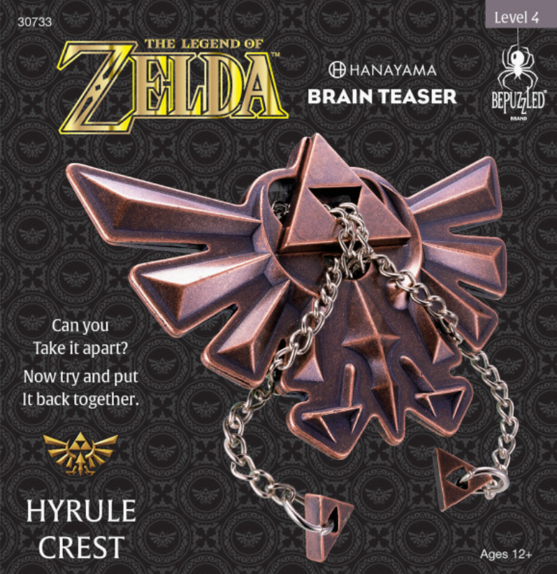 Hanayama Cast Puzzle LVL 4 | Legend of Zelda - Hyrule Crest