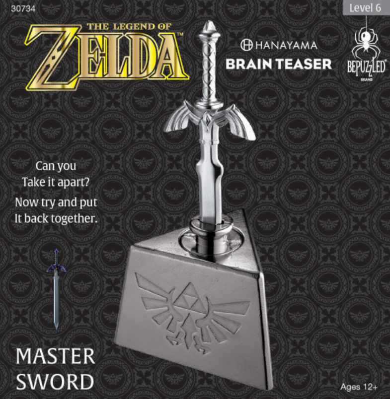 Hanayama Cast Puzzle LVL 6 | Legend of Zelda - Master Sword